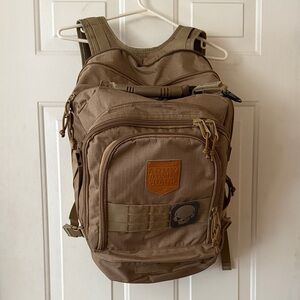 National Guard Arizona Tactical Backpack Adjustable Straps Pockets Skull Patch